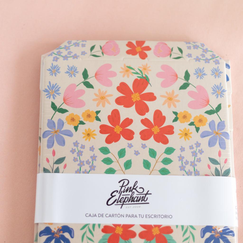 Caja cartón flores - Tienda Girom