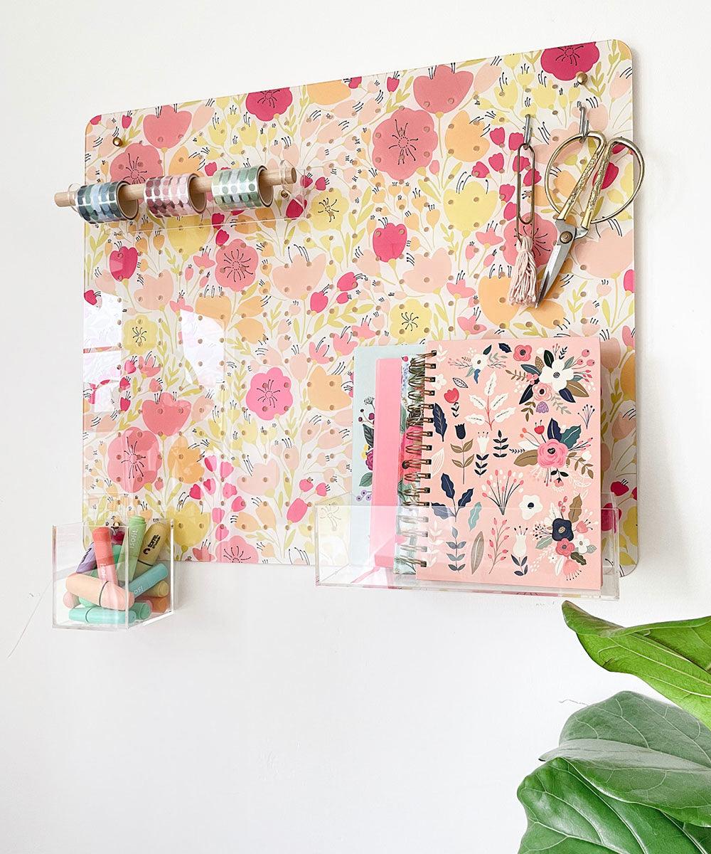 Kit básico Panel 60x50cm con accesorios de acrilico - Tienda Girom