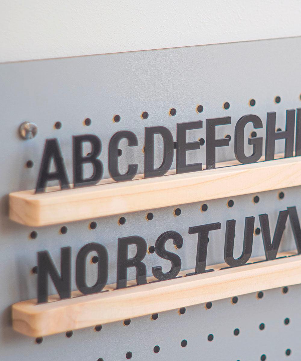 Letra acrílica para repisa lettering - Tienda Girom