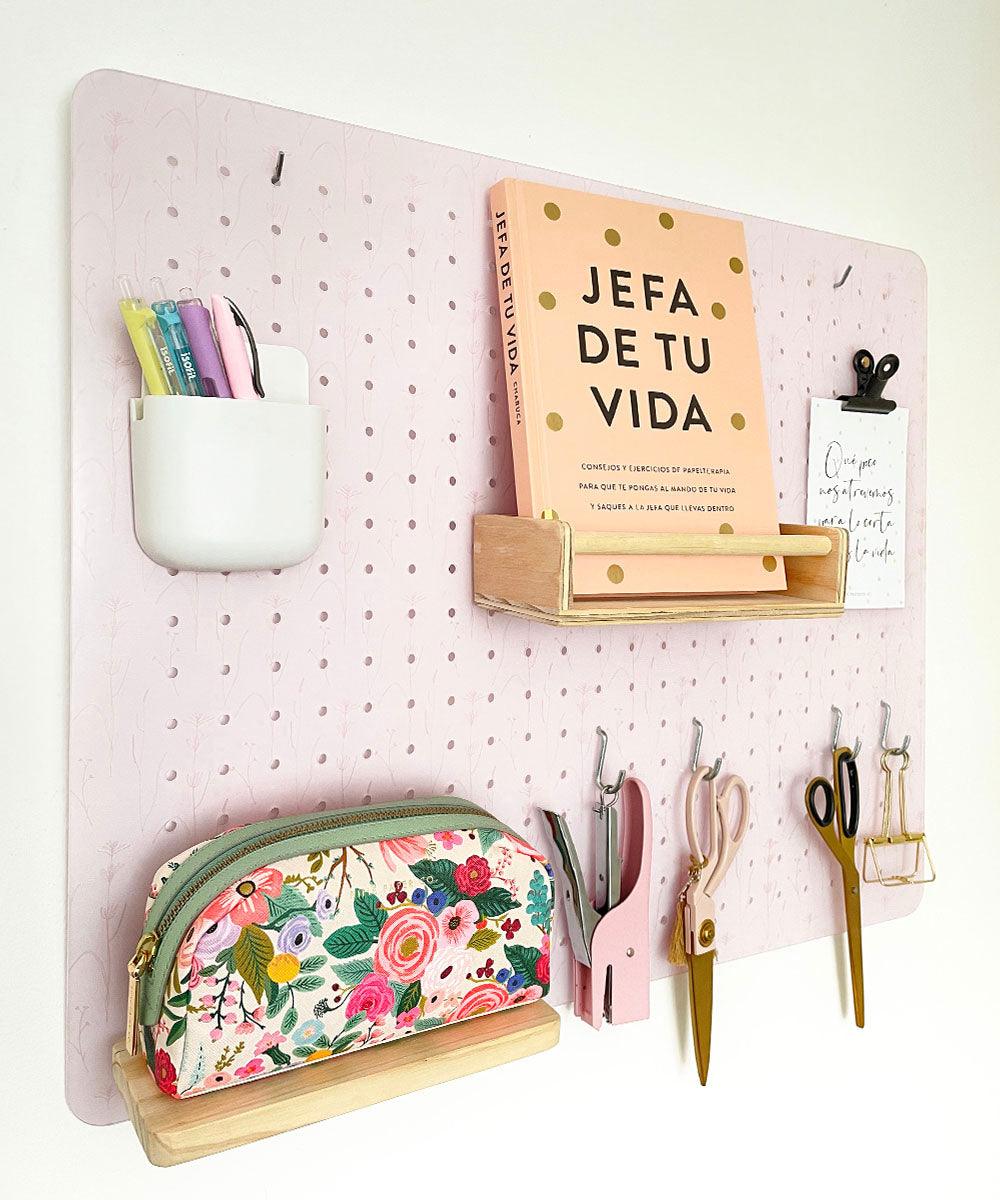 Panel acrílico rosa claro con diseño - Tienda Girom