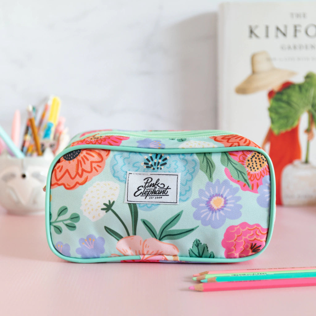 ESTUCHE DOBLE CAMELIAS AQUA
