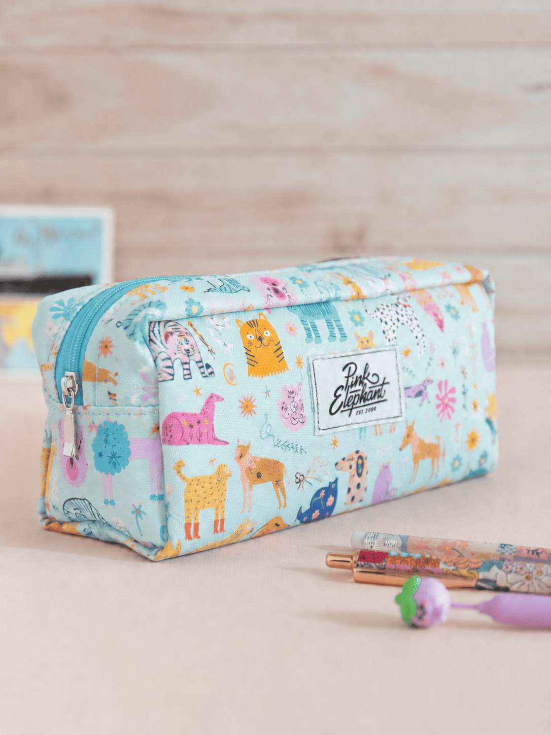 Estuche de tela perritos