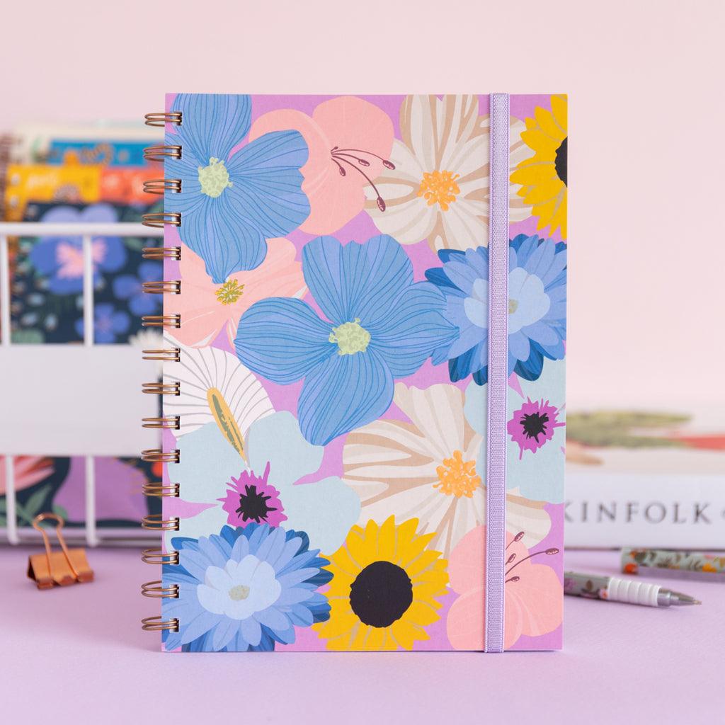 Cuaderno Flores moradas - Tienda Girom