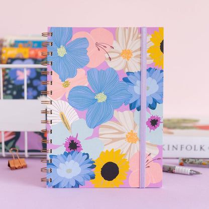 Cuaderno Flores moradas - Tienda Girom