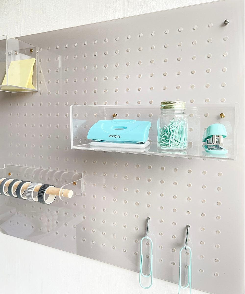 Panel acrílico gris liso 30x17cm - Tienda Girom