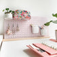 Panel acrílico rosa claro con diseño - Tienda Girom