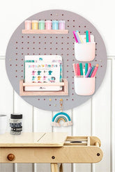 Panel madera circulo gris 45cm - Tienda Girom