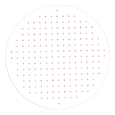 Panel madera circulo madera enchapada NEGRA 45cm - Tienda Girom